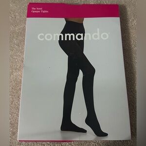 Commando semi opaque black tights size small new with tag